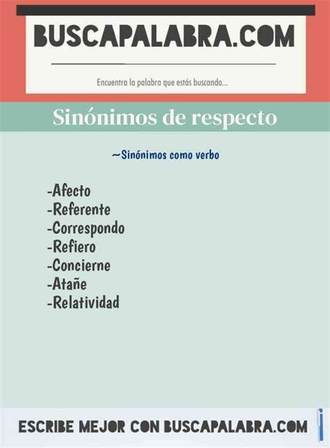 con respecto a sinonimos|significado de con respecto a.